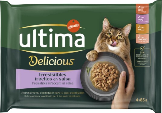Affinity Ultima Våtfôr Ultima Cat Sterilised Kjøttutvalg 48 X 85 G