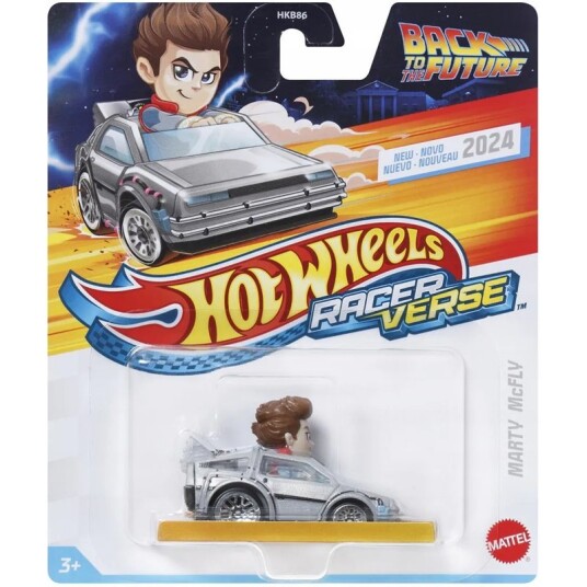 Hot Wheels RacerVerse: Back to the Future Die Cast Lekebil   Marty McFly