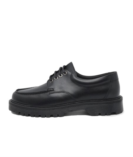 Garment Project Pete Moc Toe Black Leather Black 41
