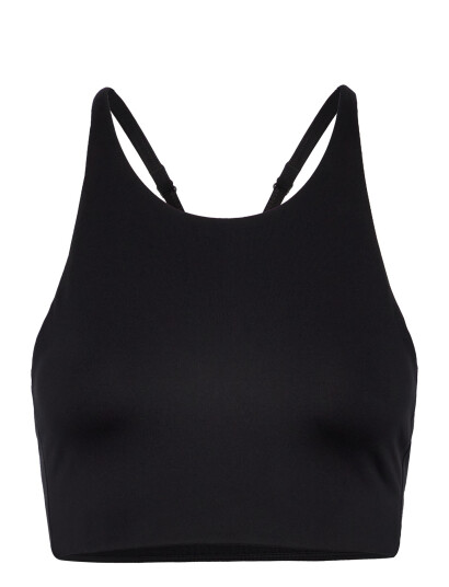 Girlfriend Collective Topanga Bra, Cross-Back - Black - XL