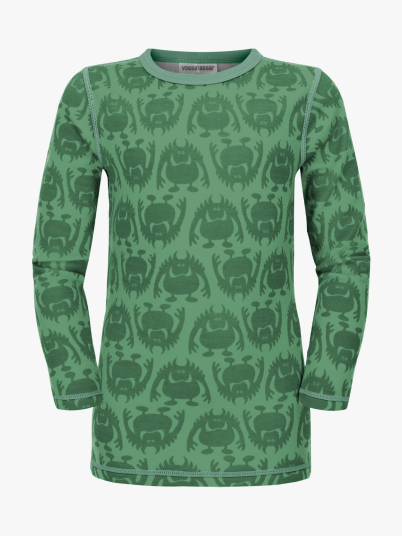 Vossatassar Monsterull Long Sleeve Grønn 80