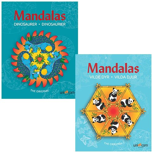 Mandalas Twin Pack Wild Animals & Dinosaurs 104941 Mandalas Twin Pack Wild Animals & Dinosaurs 104941