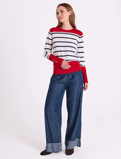 FREE/QUENT Fqwilke Pants Blue S FREE/QUENT Fqwilke Pants Blue S