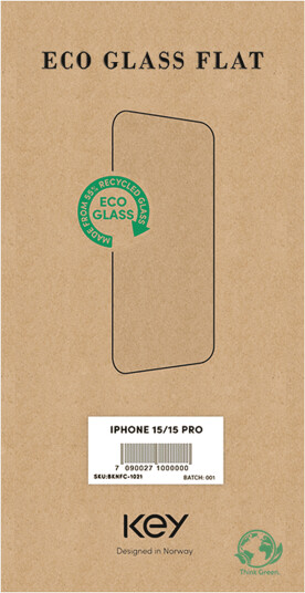 Key Skjermglass Iphone 15/15 Pro