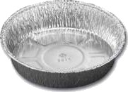 Alubakke 512 Ml Ø158x34 Mm Rund,7 Pk X 100 Stk/Krt