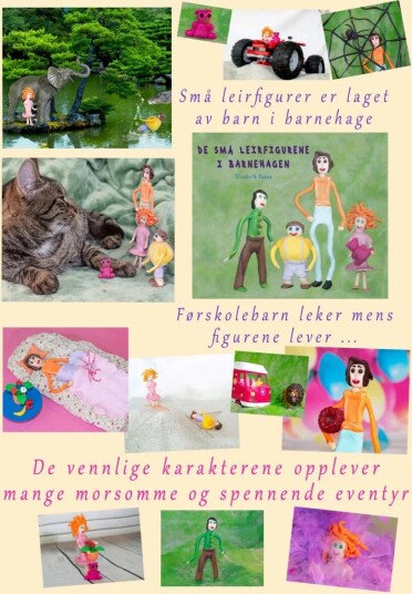 De Små Leirfigurene I Barnehagen Av Elizabeth Kapsa