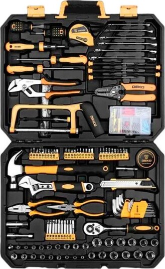 Deko Tools Verktøysett (198 Deler) Deko Tools Verktøysett (198 Deler)