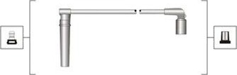 MAGNETI MARELLI 941319170006 Tennplugg kabelsett
