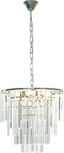 Aneta Lighting Pendellampe Strati Krom Takpendler