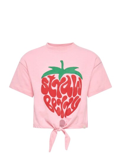 Kids Only Kmgida Life Ss Tie Printed Tee Jrs Pink 116 Kids Only Kmgida Life Ss Tie Printed Tee Jrs Pink 116