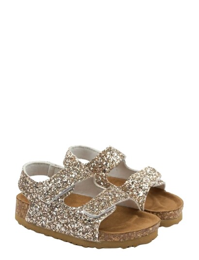 Mikk line Sandal Glitter Cork Gold 26