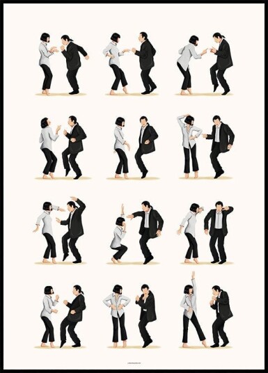 Pulp Fiction 2 Plakat / 21x30cm