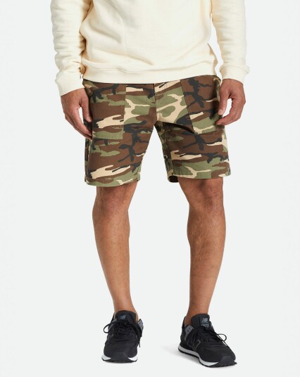 Brixton Surplus Shorts Svart, Oliven, Brun