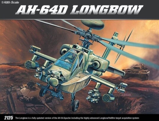 Academy 1/48 AH-64D Longbow Apache Academy 1/48 AH-64D Longbow Apache