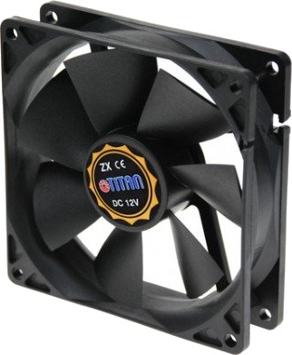 Titan Tfd-9225L12z Vifte 9.2cm 1800 Rpm 22 Db 31.84 Cfm Sort Titan Tfd-9225L12z Vifte 9.2cm 1800 Rpm 22 Db 31.84 Cfm Sort