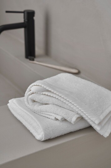 Ellos Home - Håndkle Elise 2-pk 30x50 - Hvit