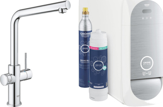 GROHE BLUE HOME L-TUT STARTSETT KROM