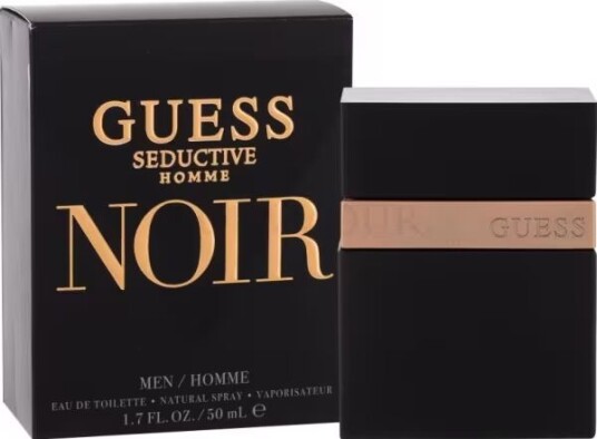 Guess Seductive Homme Noir Eau De Toilette 50 ml
