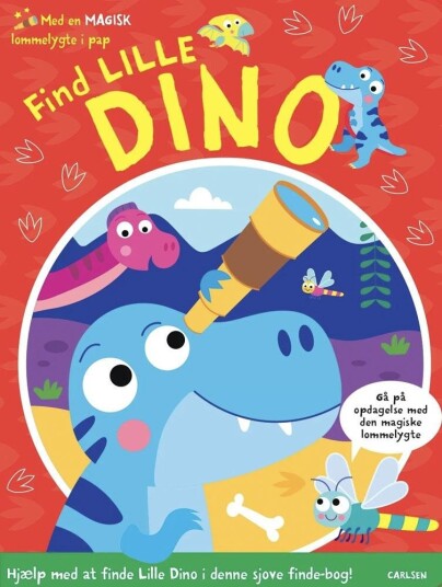 Carlsen Finn Lille Dino Bok med Magisk Lommelykt - 3+ ??r