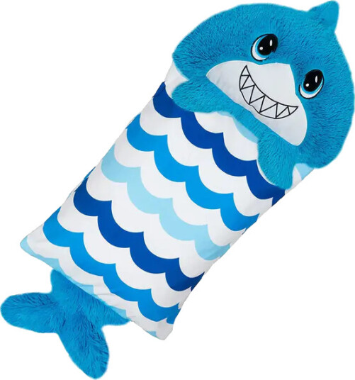Pute Fluffaluff Blå Shark