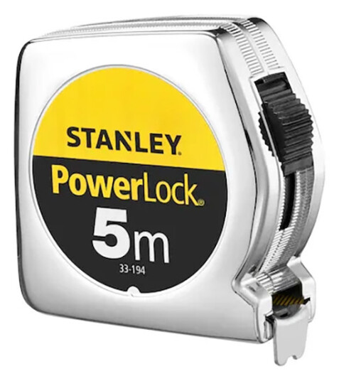 Stanley Powerlock Målebånd 5m 19mm Stanley Powerlock Målebånd 5m 19mm