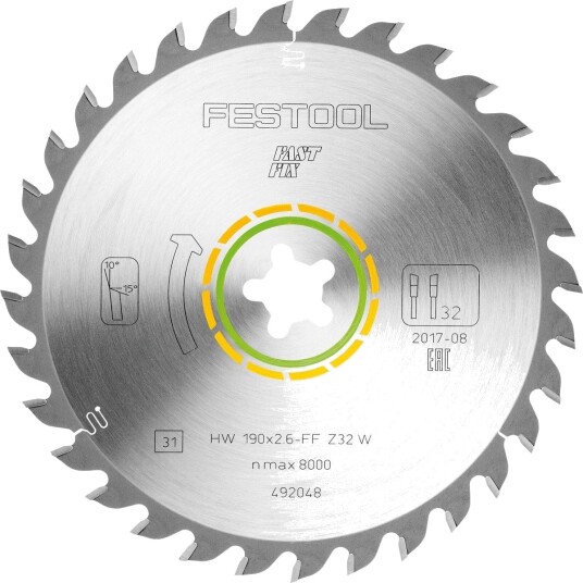 Festool 492050 Sirkelsagblad - 190x2,4mm, 48 tenner