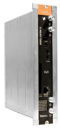 Televes 563301 Transmodulator med DVB S/S2 tuner Antenneutstyr