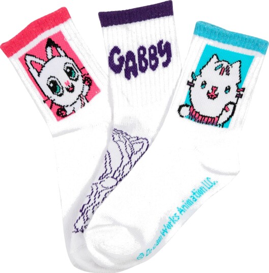 Gabby"s Dollhouse Socks   White   27/30