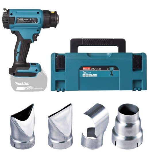 Makita DHG181ZJ Varmluftpistol 18V 0 550°C