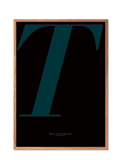 Poster & Frame Ilwt-T - Black - 70X100CM