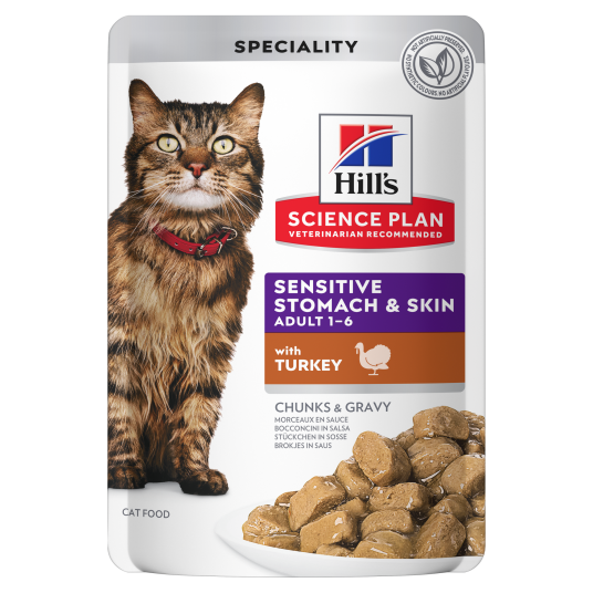 Hills Science Plan Kattemat Feline Adult Våtfôr med Tyrkisk Kylling 12x85g Hills Science Plan Kattemat Feline Adult Våtfôr med Tyrkisk Kylling 12x85g