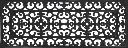 Chic Antique Dørmatte Gummi avlang sort 45x120 Chic Antique Dørmatte Gummi avlang sort 45x120