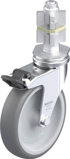 Blickle 705426 Lra-Tpa 100G-Fi-E05 Styrehjul Med Bremse, Hjuldiameter 100 Mm, Maks. 70 Kg (1 Stk)
