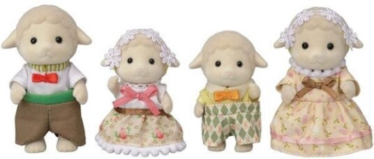 Sylvanian Families Families Sheep Family Figures and Accessories Sylvanian Families Families Sheep Family Figures and Accessories