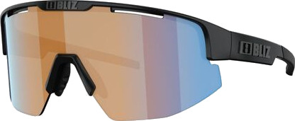 Bliz Matrix Small Nordic Light OneSize, Black/NL Coral - Orange Blue