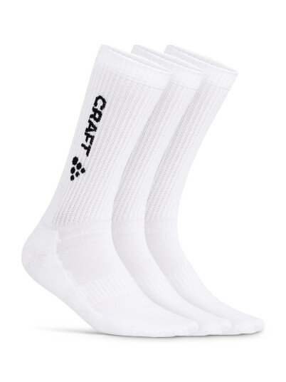 CRAFT; Ability Indoor 3 Pack Sock White 28/30 CRAFT; Ability Indoor 3 Pack Sock White 28/30