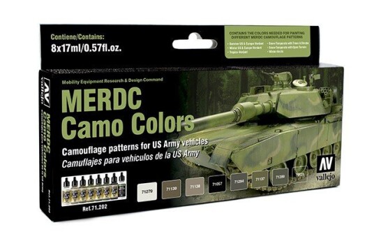 Vallejo Model Air Merdc Camo Colors (US Army)