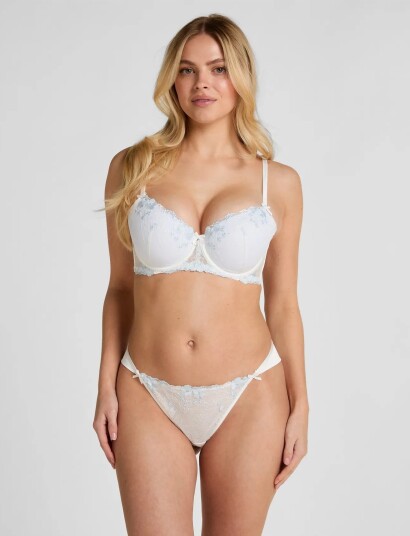 Hunkemöller Peonie Hl Mini Braz White L