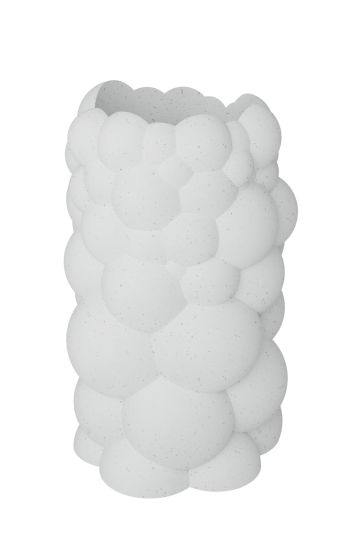 Dazzle & Dawn Bubble Vase Marble White Ø8,5xH20