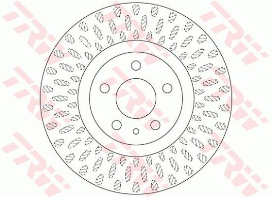 Bremseskive TRW DF6522