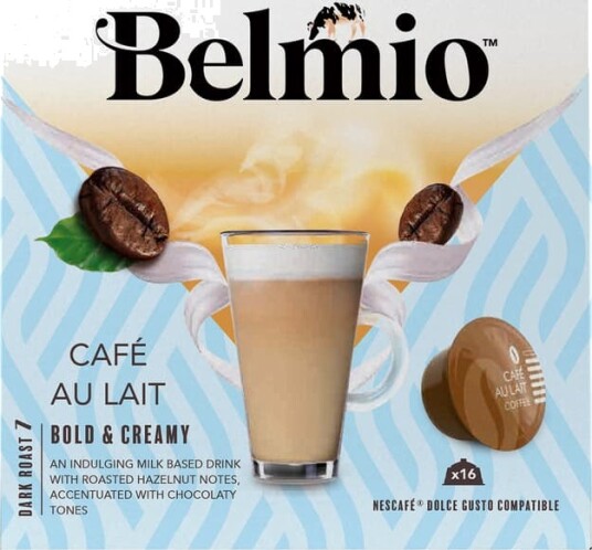 Belmio Café Au Lait kaffekapsler for Dolce Gusto 16 pakning Belmio Café Au Lait kaffekapsler for Dolce Gusto 16 pakning