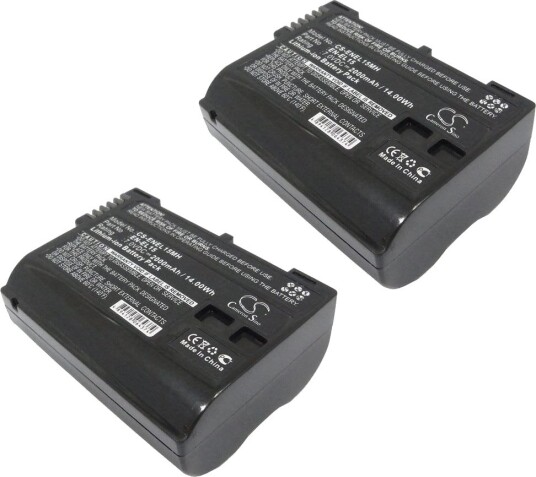 Cameron Sino Batteri til Nikon EN-EL15 / EN-EL15A – 2-pakning