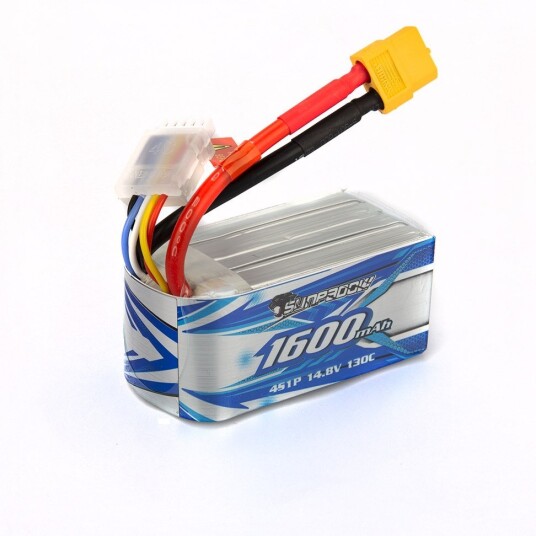 4s 1600mAh -130C - Sunpadow FPV XT60