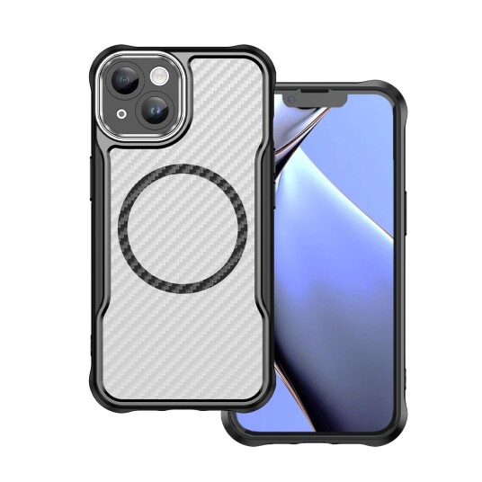 TFO Defender Carbon Mag Deksel for iPhone 17 Sort
