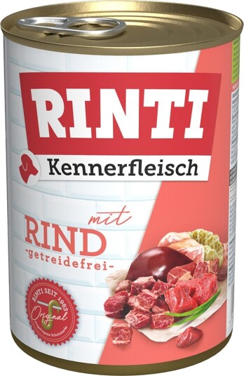 Rinti Våtfôr Kennerfleisch Okse 12 X 400 G Rinti Våtfôr Kennerfleisch Okse 12 X 400 G