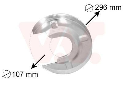 Bremseskjold VAN WEZEL 5874373 Bremseskjold VAN WEZEL 5874373