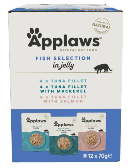 Applaws Multipack Fish Jelly Selection 12X70G Applaws Multipack Fish Jelly Selection 12X70G