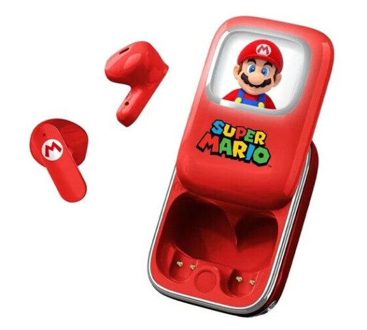 OTL Super Mario Slide TWS Earphones Red OTL Super Mario Slide TWS Earphones Red
