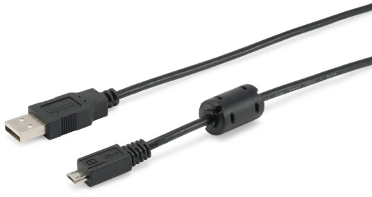 EQUIP USB Kabel 2.0 A4 -> Micro B5 polig S/S 1.00m schwarz