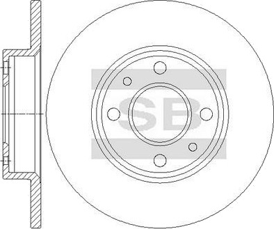 Hi-Q SD5341 Bremseskive